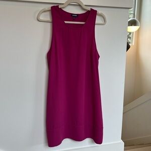 Tildon Racerback Sleeveless Shift Dress in Pink